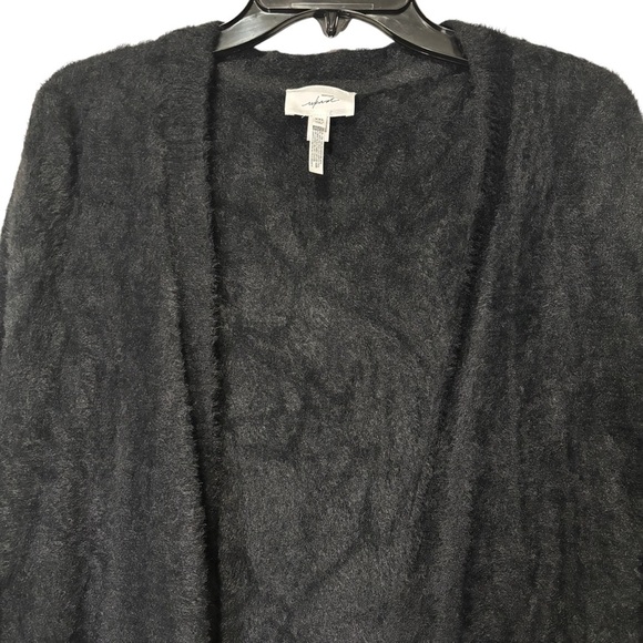 Soma Weekend Open Front Cardigan Size XXL Black Pockets Very Soft Lounge Cozy - Picture 4 of 14